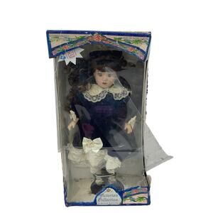 Melissa Jane Victorian Collection Little Girl Porcelain Doll Vintage 1997 w Box